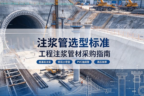 临潭注浆管选型标准