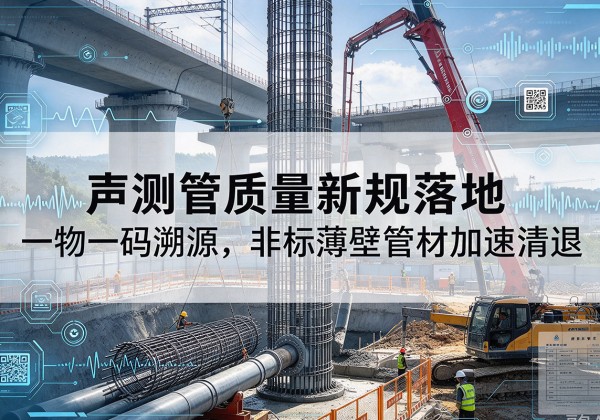 临潭声测管质量新规落地，一物一码溯源，非标薄壁管材加速清退